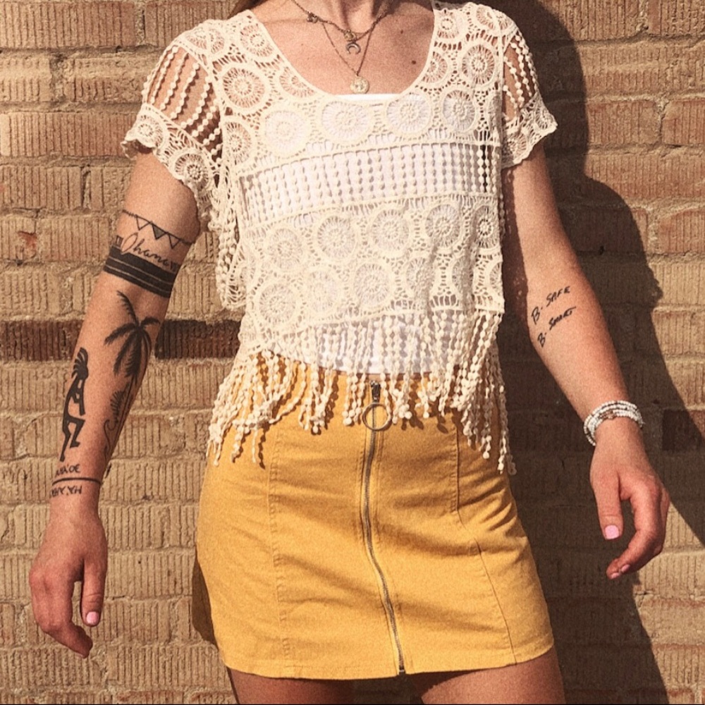 crocheted top - Picture 2 of 3